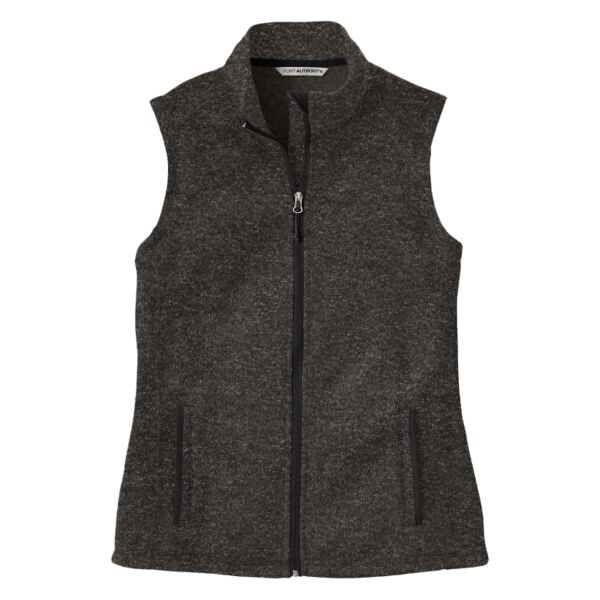 Women's Sweater Fleece Vest Thumbnail