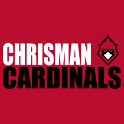 Chrisman Cardinals Design CC2 on a Port & Company® - Core Cotton Tee Design