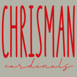 Chrisman Cardinals Design CC3 on a Nike® - Club Fleece Sleeve Swoosh Pullover Hoodie Design