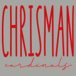Chrisman Cardinals Design CC3 on a Sport-Tek® - PosiCharge ® Competitor Tee Design
