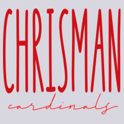 Chrisman Cardinals Design CC3 on a Port & Company® - Youth Core Fleece Pullover Hooded Sweatshirt Design