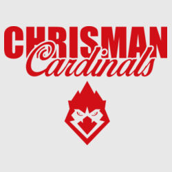 Chrisman Cardinals Design CC4 on a Nike® - Dri FIT Cotton/Poly Tee Design
