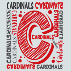 Chrisman Cardinals Design CC6 on a Sport-Tek® - PosiCharge ® Competitor Tee Design