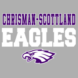 Chrisman - Scottland Eagles Design CS3 on a District® - Perfect Blend ® CVC Tee Design