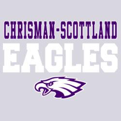 Chrisman - Scottland Eagles Design CS3 on a Port & Company® - Youth Core Fleece Pullover Hooded Sweatshirt Design