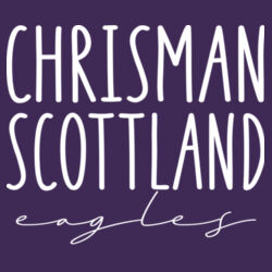 Chrisman - Scottland Eagles Design CS4 on a Port & Company® - Youth Core Fleece Pullover Hooded Sweatshirt Design