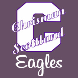 Chrisman - Scottland Eagles Design CS5 on a District® - Perfect Blend ® CVC Tee Design