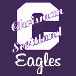 Chrisman - Scottland Eagles Design CS5 on a Port & Company® - Youth Core Fleece Pullover Hooded Sweatshirt Design