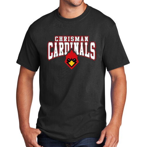Chrisman Cardinals Design CC1 on a Port & Company® - Core Cotton Tee Thumbnail