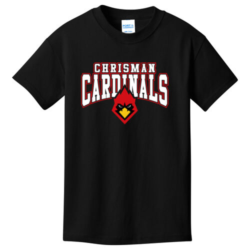 Chrisman Cardinals Design CC1 on a Port & Company® - Youth Core Cotton Tee Thumbnail