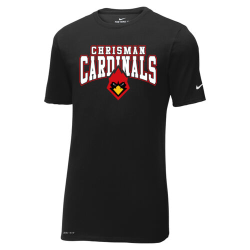Chrisman Cardinals Design CC1 on a Sport-Tek® - Dri FIT Cotton/Poly Tee Thumbnail