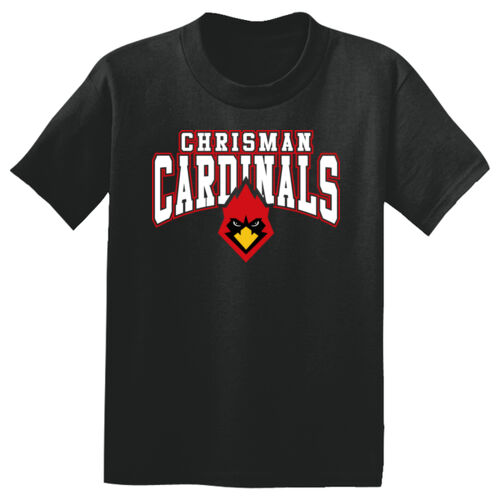 Chrisman Cardinals Design CC1 on a Sport-Tek® - Youth PosiCharge ® Competitor Tee Thumbnail