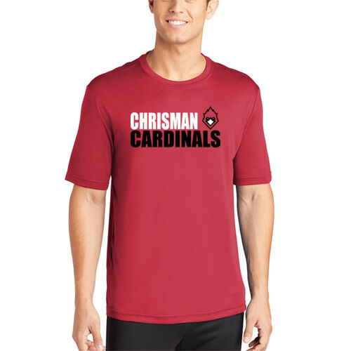 Chrisman Cardinals Design CC2 on a Sport-Tek® - PosiCharge ® Competitor Tee Thumbnail