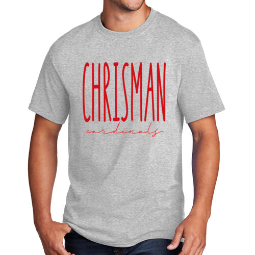 Chrisman Cardinals Design CC3 on a Port & Company® - Core Cotton Tee Thumbnail