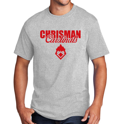 Chrisman Cardinals Design CC4 on a Port & Company® - Core Cotton Tee Thumbnail