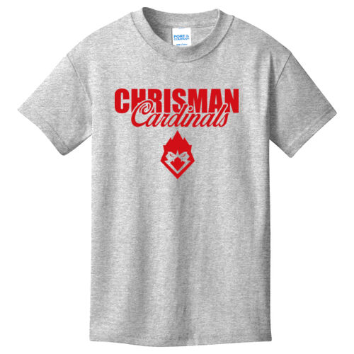 Chrisman Cardinals Design CC4 on a Port & Company® - Youth Core Cotton Tee Thumbnail
