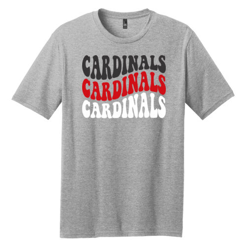Chrisman Cardinals Design CC5 on a District® - Perfect Blend ® CVC Tee Thumbnail