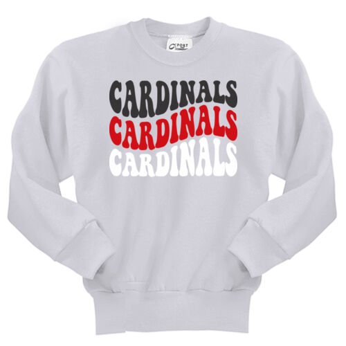 Chrisman Cardinals Design CC5 on a Port & Company® - Youth Core Fleece Crewneck Sweatshirt Thumbnail