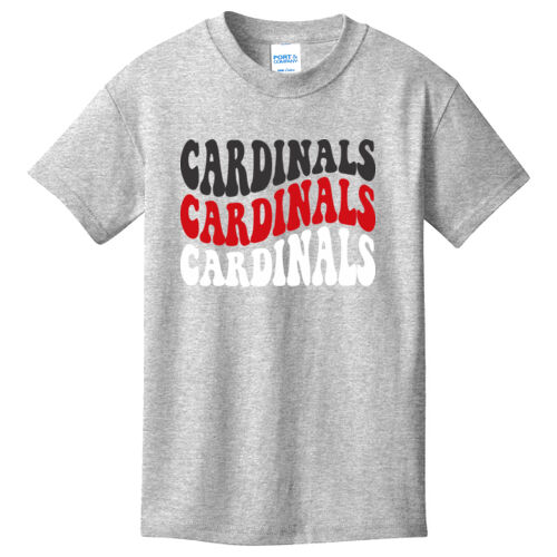 Chrisman Cardinals Design CC5 on a Port & Company® - Youth Core Cotton Tee Thumbnail