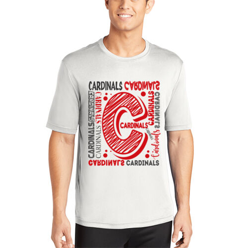 Chrisman Cardinals Design CC6 on a Sport-Tek® - PosiCharge ® Competitor Tee Thumbnail