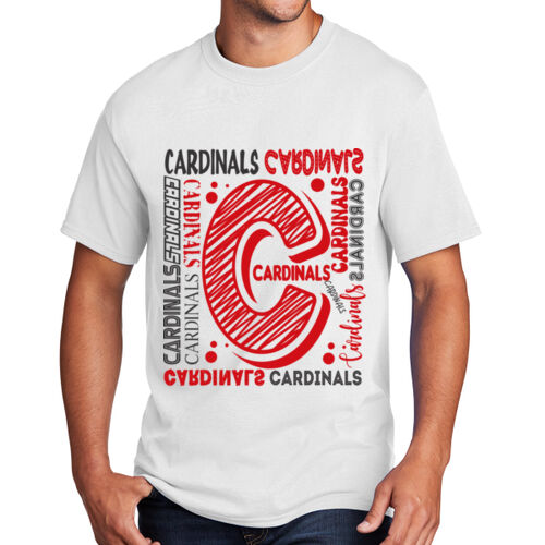Chrisman Cardinals Design CC6 on a Port & Company® - Core Cotton Tee Thumbnail
