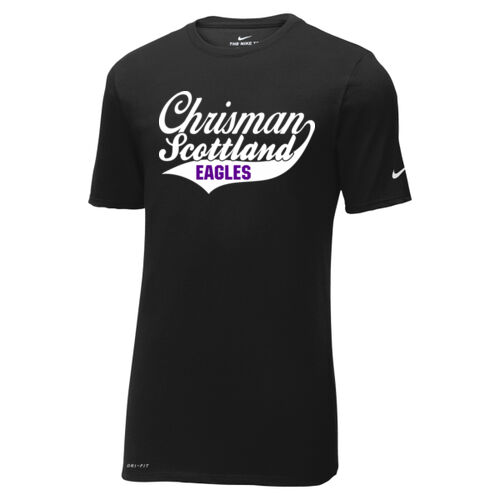 Chrisman - Scottland Eagles Design CS1 on a Nike® - Dri FIT Cotton/Poly Tee Thumbnail