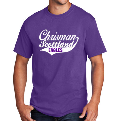 Chrisman - Scottland Eagles Design CS1 on a Port & Company® - Core Cotton Tee Thumbnail