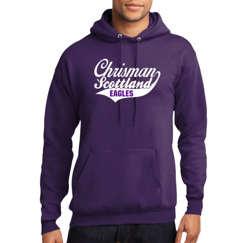 Chrisman - Scottland Eagles Design CS1 on a Port & Company® - Core Fleece Pullover Hooded Sweatshirt Thumbnail