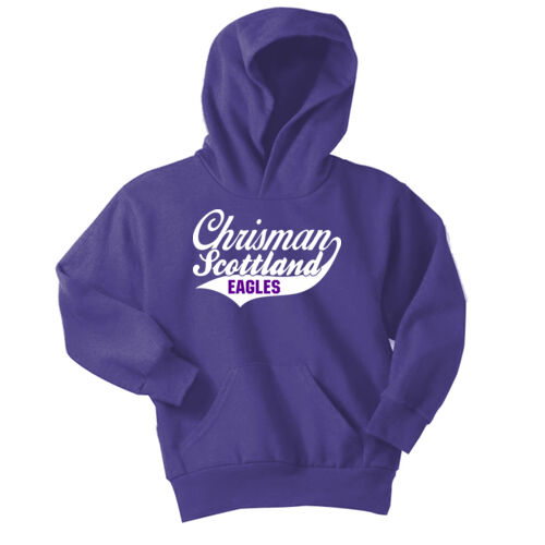 Chrisman - Scottland Eagles Design CS1 on a Port & Company® - Youth Core Fleece Pullover Hooded Sweatshirt Thumbnail