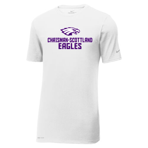 Chrisman - Scottland Eagles Design CS2 on a Nike® - Dri FIT Cotton/Poly Tee Thumbnail