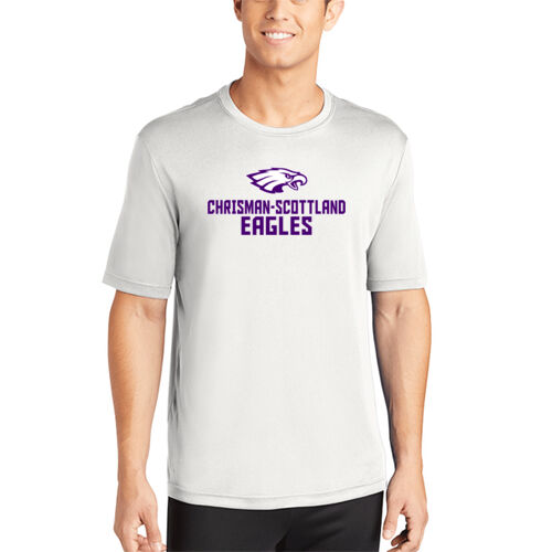 Chrisman - Scottland Eagles Design CS2 on a Sport-Tek® - PosiCharge ® Competitor Tee Thumbnail