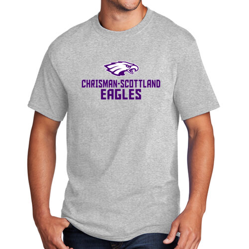 Chrisman - Scottland Eagles Design CS2 on a Port & Company® - Core Cotton Tee Thumbnail