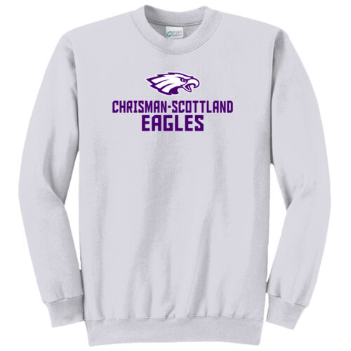 Chrisman - Scottland Eagles Design CS2 on a Port & Company® - Core Fleece Crewneck Sweatshirt Thumbnail