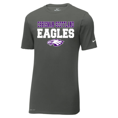 Chrisman - Scottland Eagles Design CS3 on a Nike® - Dri FIT Cotton/Poly Tee Thumbnail