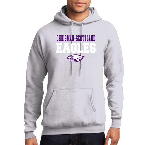 Chrisman - Scottland Eagles Design CS3 on a Port & Company® - Core Fleece Pullover Hooded Sweatshirt Thumbnail