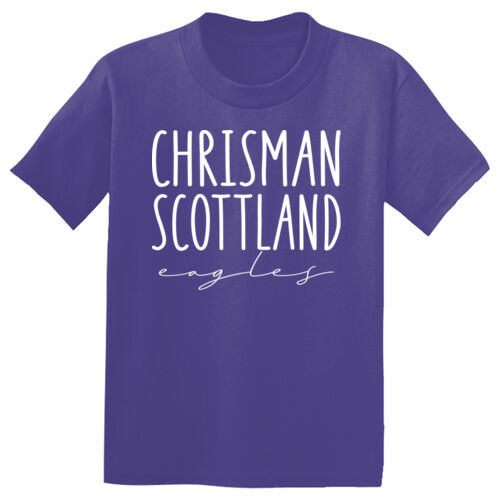 Chrisman - Scottland Eagles Design CS4 on a Sport-Tek® - Youth PosiCharge ® Competitor Tee Thumbnail