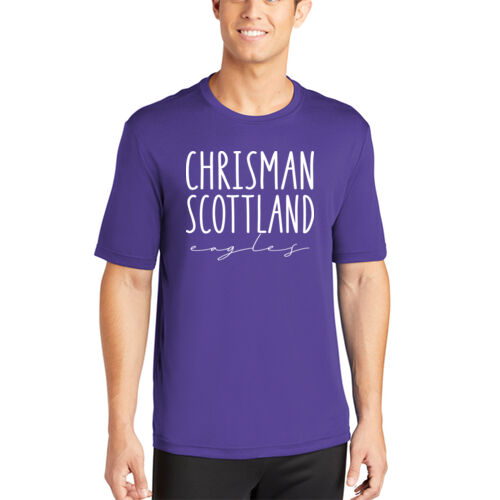 Chrisman - Scottland Eagles Design CS4 on a Sport-Tek® - PosiCharge ® Competitor Tee Thumbnail