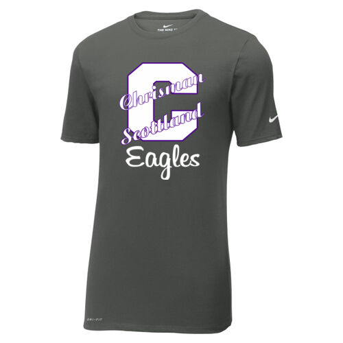 Chrisman - Scottland Eagles Design CS454 on a Nike® - Dri FIT Cotton/Poly Tee Thumbnail