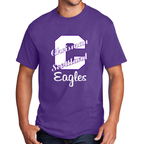 Chrisman - Scottland Eagles Design CS5 on a Port & Company® - Core Cotton Tee Thumbnail