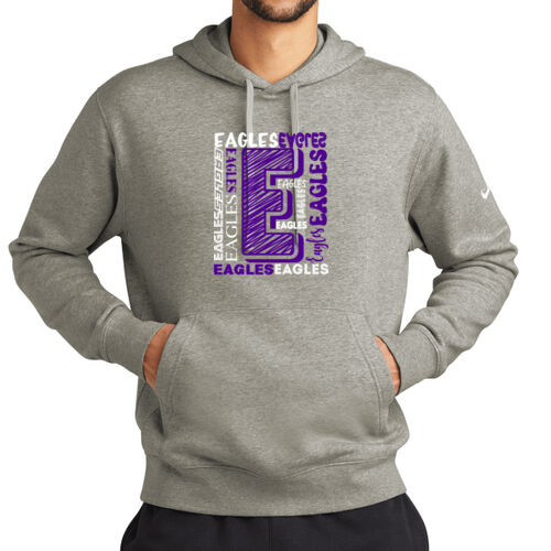 Chrisman - Scottland Eagles Design CS6 on a Nike® - Club Fleece Sleeve Swoosh Pullover Hoodie Thumbnail