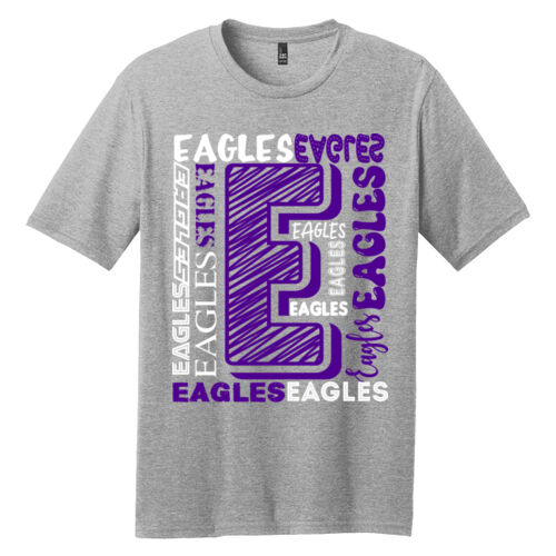 Chrisman - Scottland Eagles Design CS6 on a District® - Perfect Blend ® CVC Tee Thumbnail