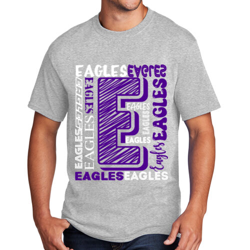 Chrisman - Scottland Eagles Design CS6 on a Port & Company® - Core Cotton Tee Thumbnail