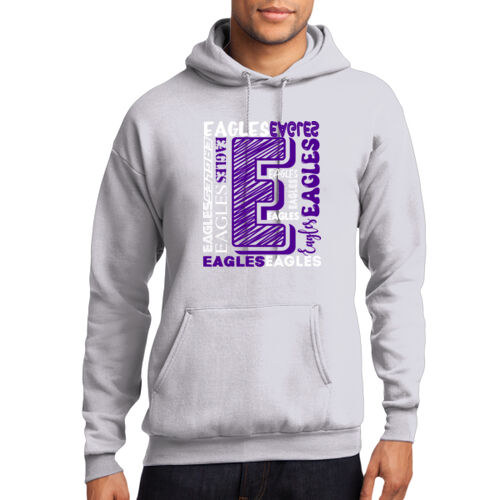 Chrisman - Scottland Eagles Design CS6 on a Port & Company® - Core Fleece Pullover Hooded Sweatshirt Thumbnail
