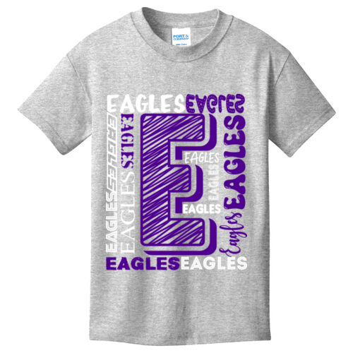 Chrisman - Scottland Eagles Design CS6 on a Port & Company® - Youth Core Cotton Tee Thumbnail